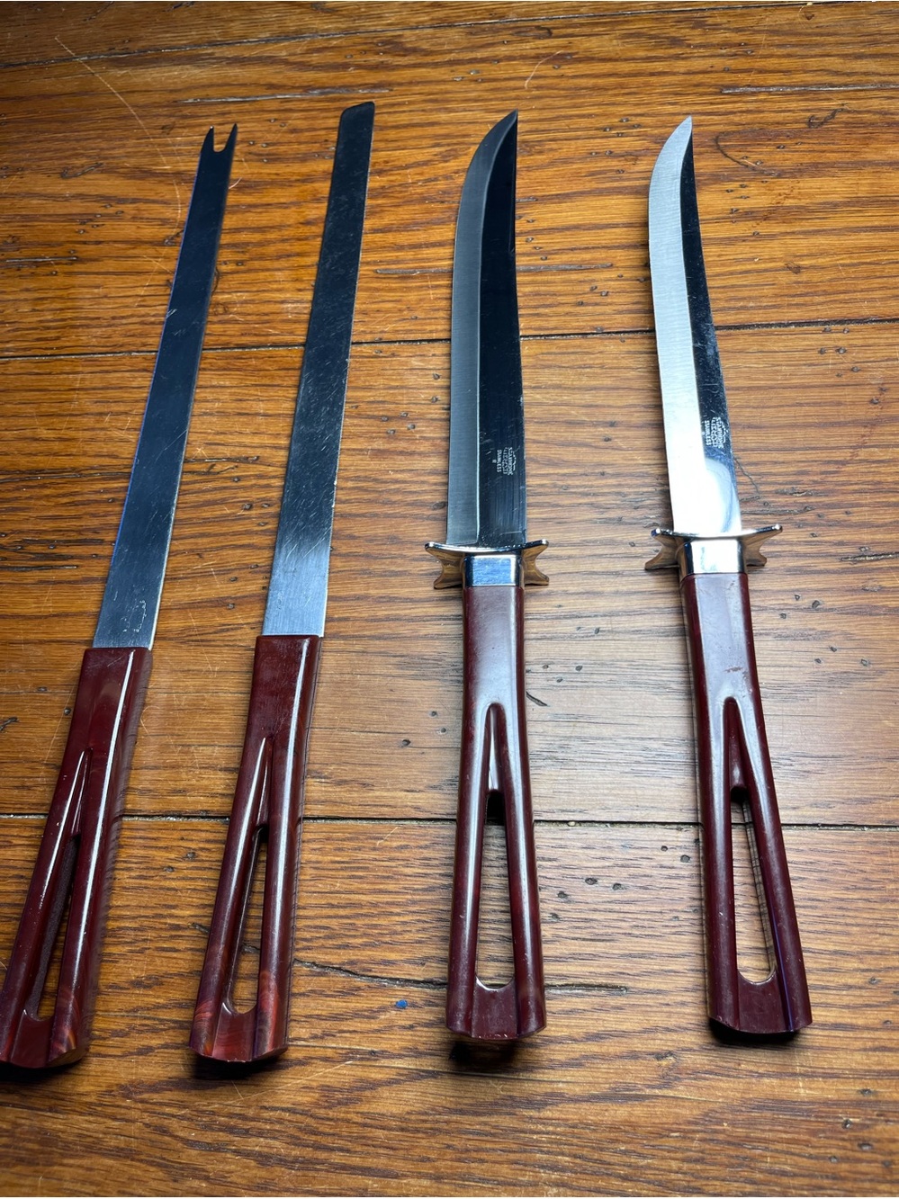 Vintage 1950s Stanhome knife set